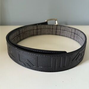 Quicksilver Black Leather Men's Belt